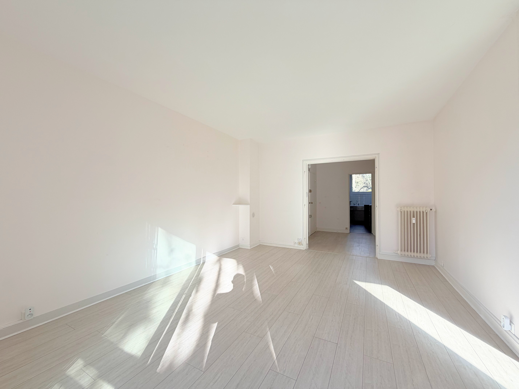 Grand 2 pièces traversant de 50 m2 et cave