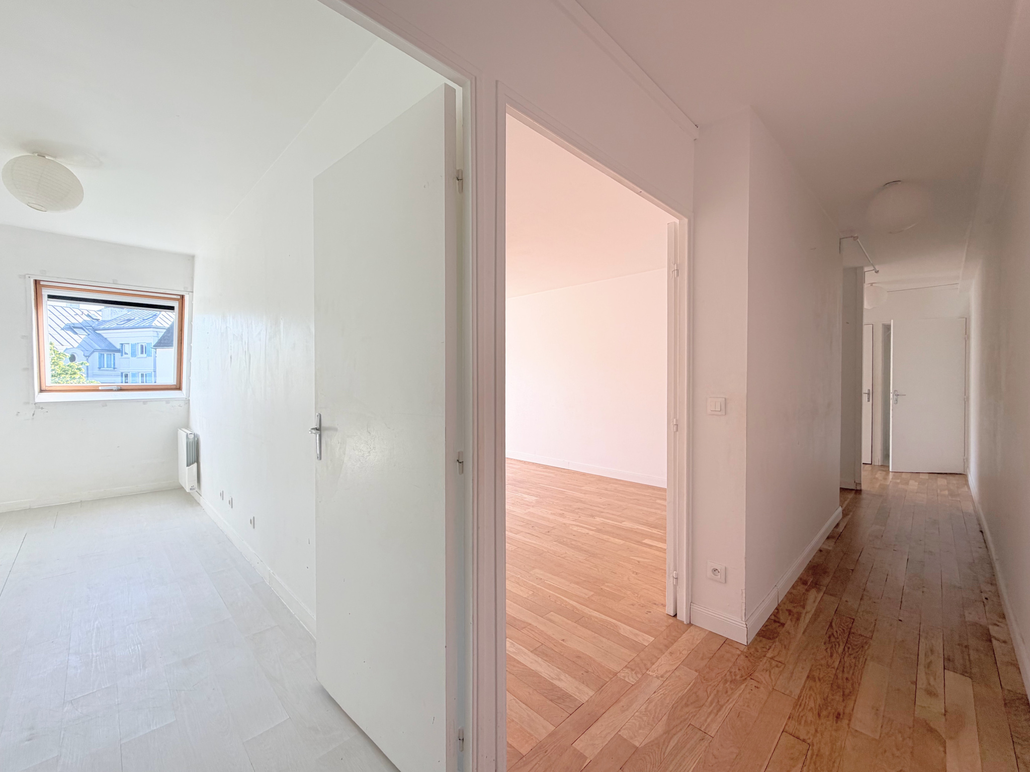 3 pièces avec parking, dernier étage, cœur de ville   DPE C