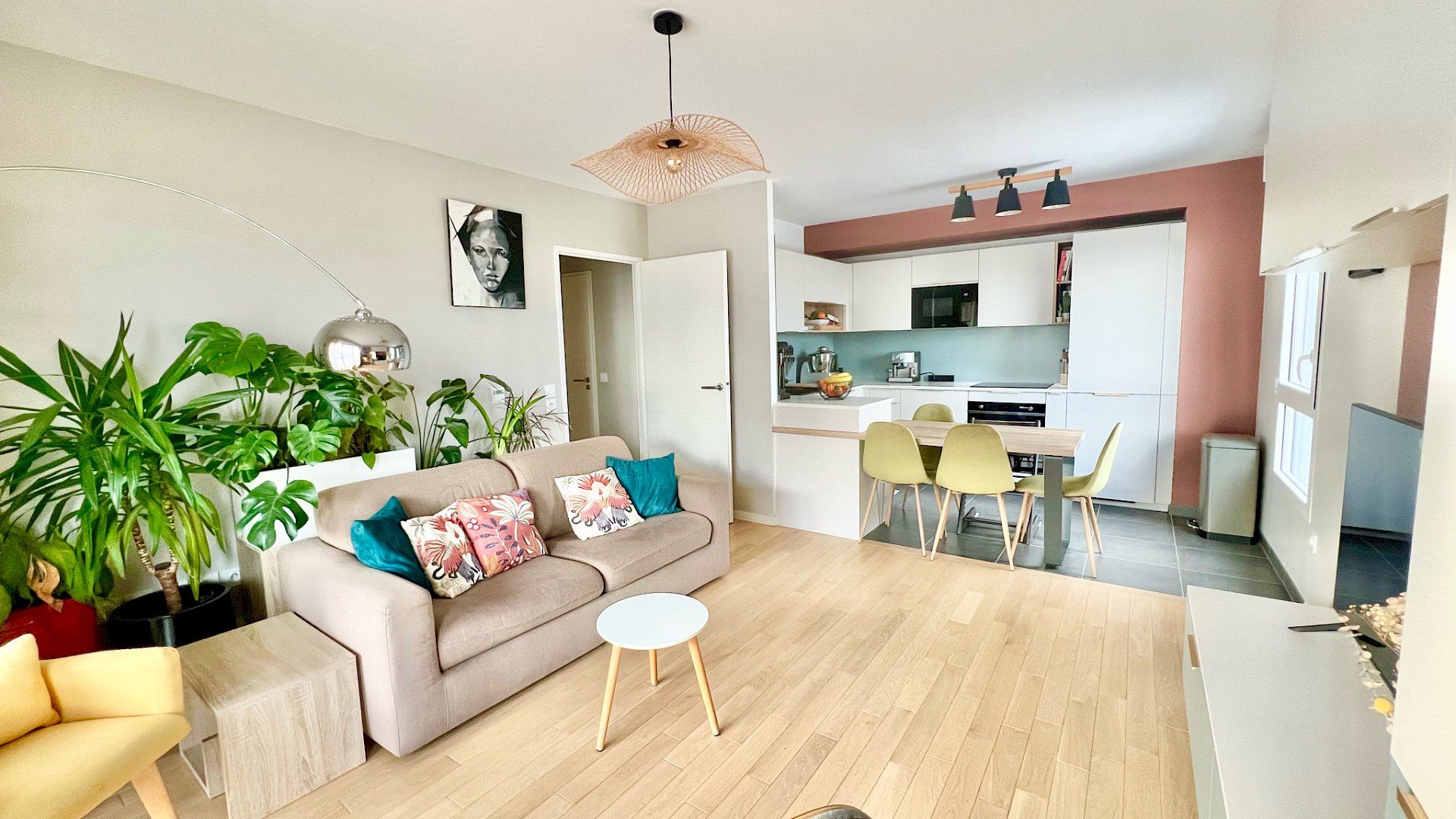 Appartement 3 pièces 59,27 m2 avec grand balcon et vue dégagée - Quartier Châtaigneraie