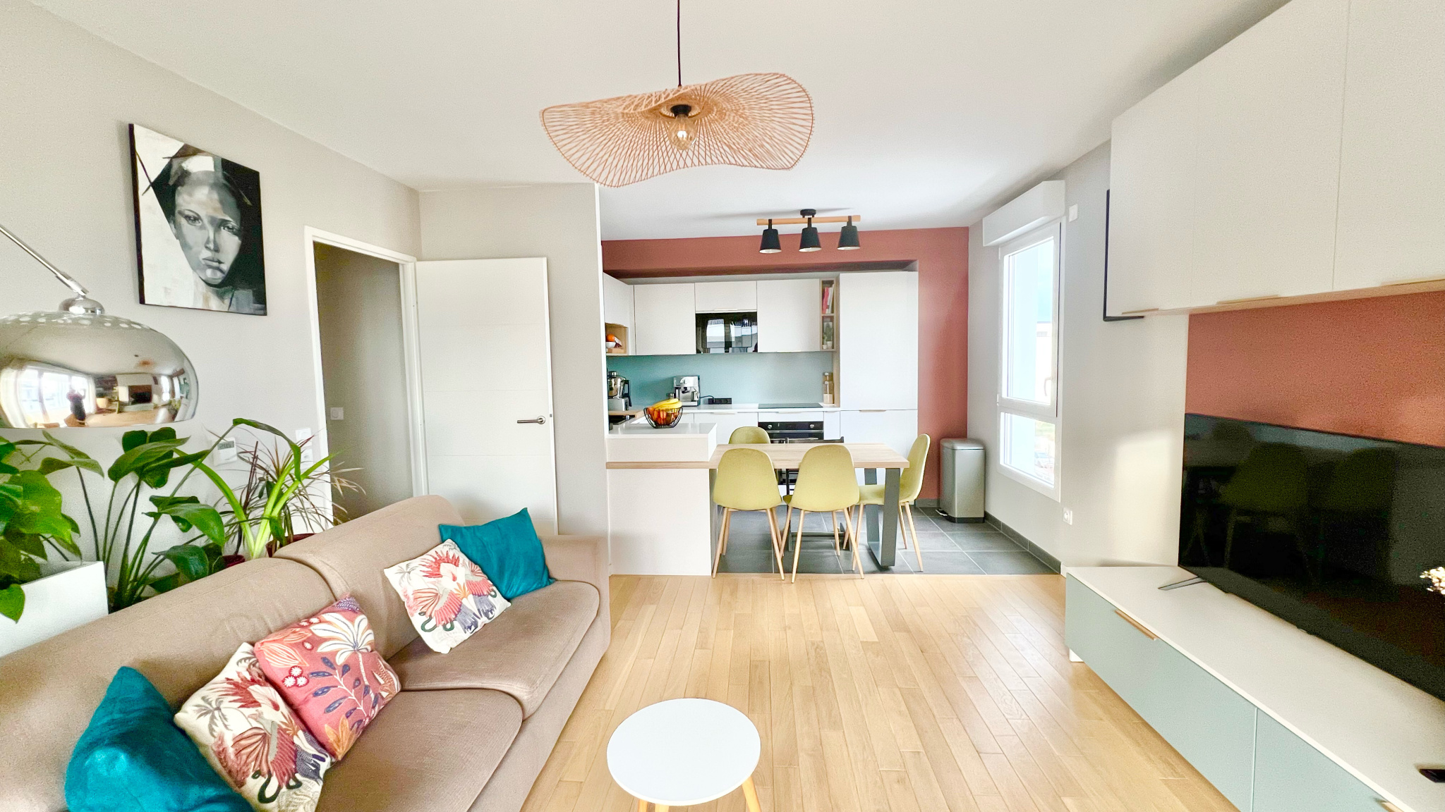 Appartement 3 pièces 59,27 m2 avec grand balcon et vue dégagée - Quartier Châtaigneraie