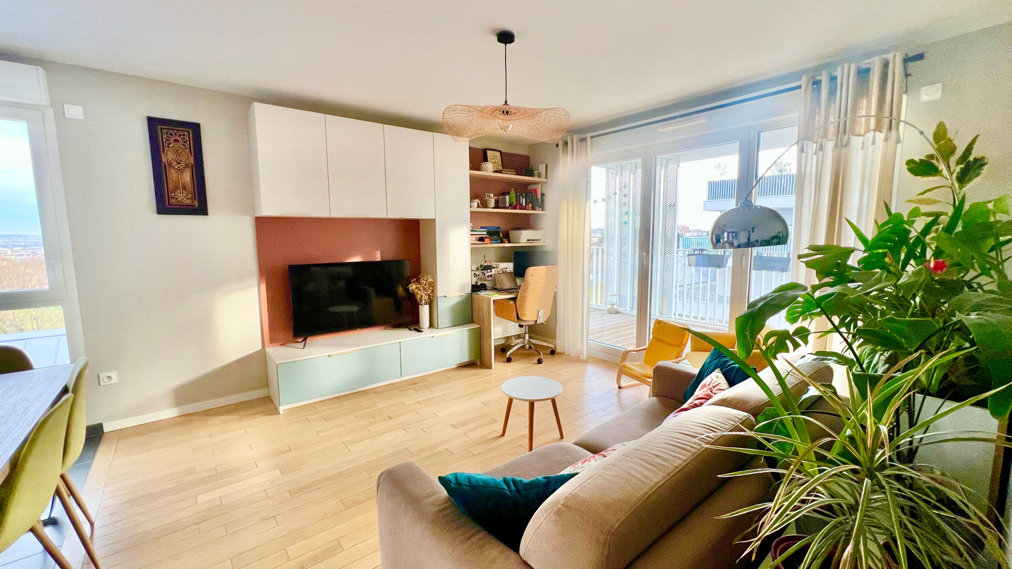 Appartement 3 pièces 59,27 m2 avec grand balcon et vue dégagée - Quartier Châtaigneraie